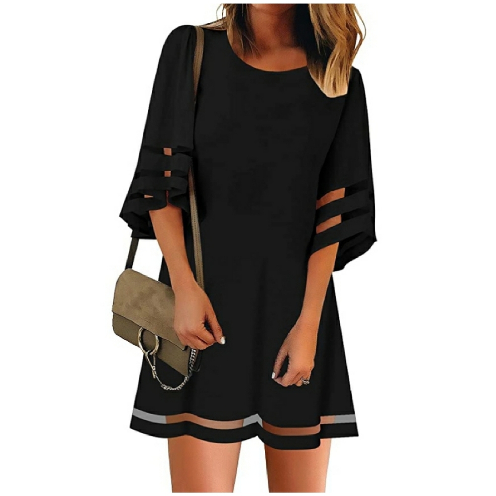 🎉 3/$25 🎉Black Mesh Tunic Dress